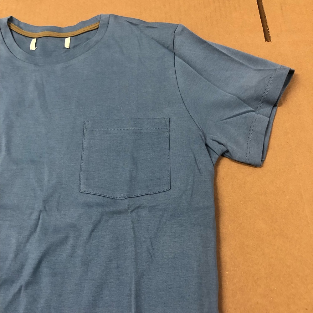 New Lot of 5 t-shirts. Organic Cotton Blue Kids Short Sleeve Tee. Youth Small. - Picture 4 of 8